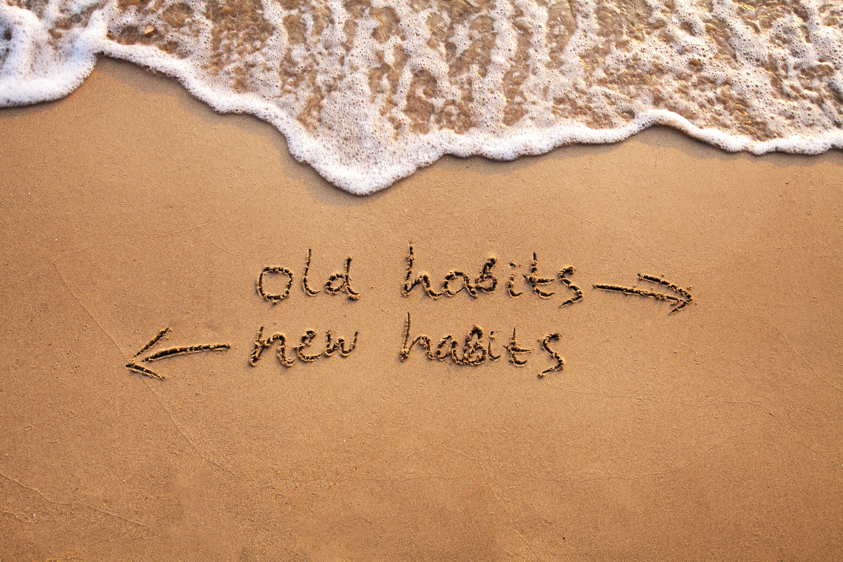 old habits vs new habits, life change